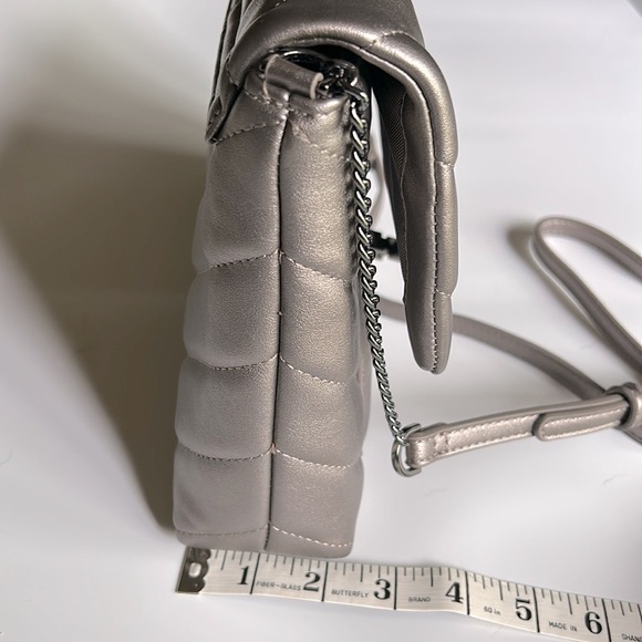 A New Day Quilted Boxy Crossbody Bag - Metallic Gray - Picture 5 of 14